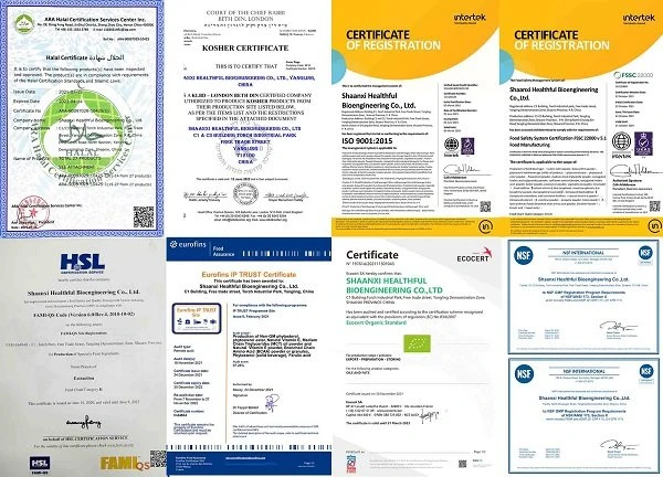 HSF Certificates