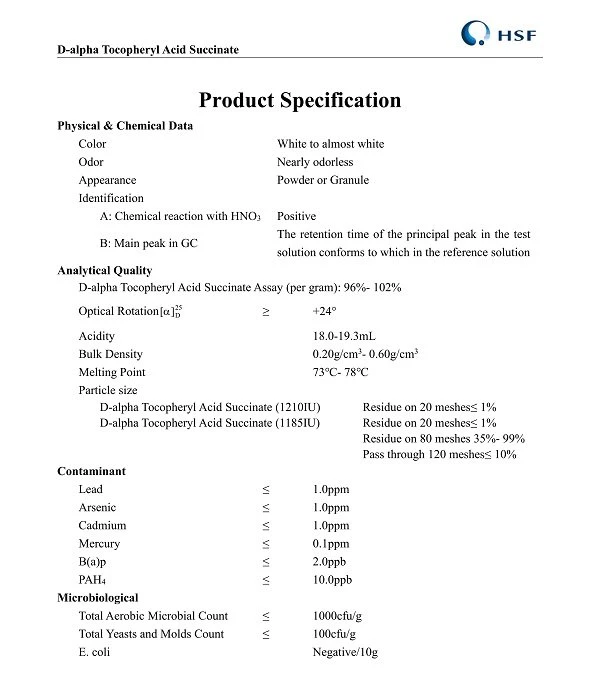 Specifications